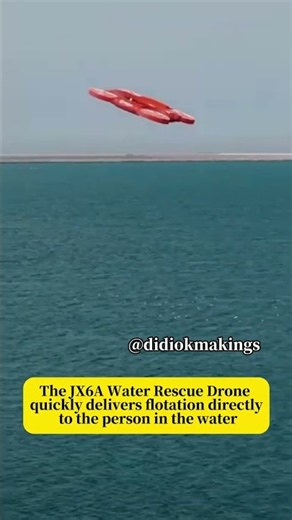 Do Flying Lifebuoys Really Matter? | JX6A Water Rescue Drone