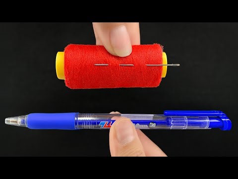 How To Thread A Needle In 1 Second, Easy For The Elderly