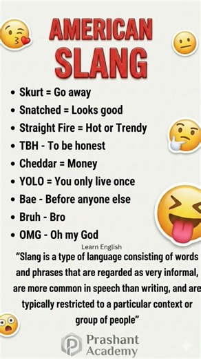 American slang || advanced English learning