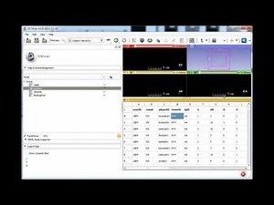 Support of Tables is added to 3D Slicer
