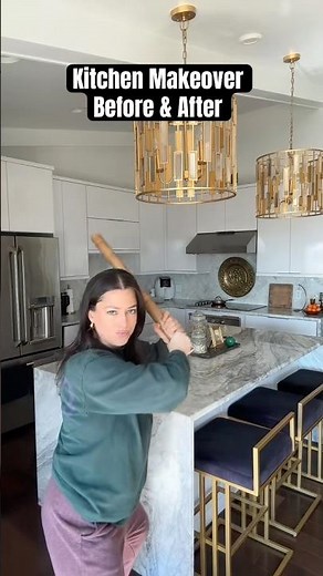 Budget Friendly Kitchen Makeover: vinyl covering for the cabinets #kitchenmakeover #budgetfriendly