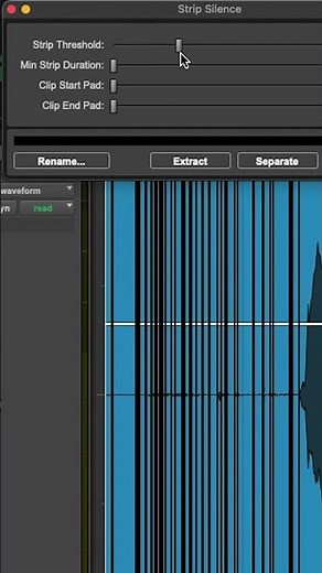How to use Strip Silence in Pro Tools #protoolstips