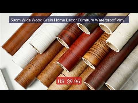 50cm Wide Wood Grain Home Decor Furniture Waterproof Vinyl Wal... — Best Buy 2026 | Great Quality!