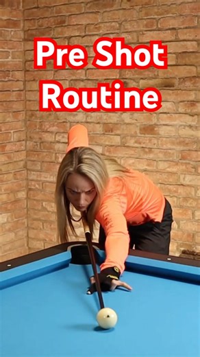 Pre Shot Routine in Pool #billiards #pool #8ballpool