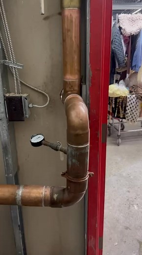 Connecting the water heater to the washing machines in a laundry. | T.M plumbing & repairs