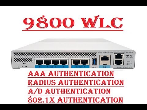 AAA/RADIUS/AD/802.1X Cisco C9800L AUTHENTICATION SETUP#cisco #wireless #9800
