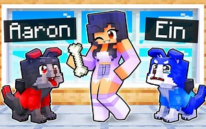 【Aphmau】在《我的世界》中把我的朋友变成小狗_哔哩哔哩_bilibili