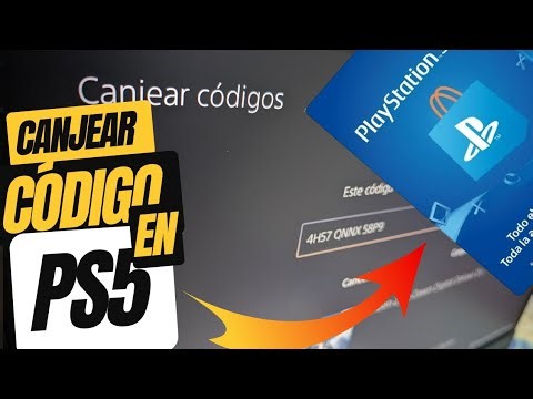 Cómo Canjear un código en PS5?