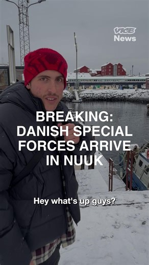 BREAKING: Danish special forces soldiers arrive in Nuuk | VICE News