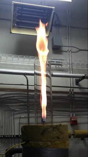 Non-premixed co-axial jet flame