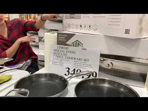 Houston, Texas - Hexclad 7-Piece Cookware Set Demo at Costco