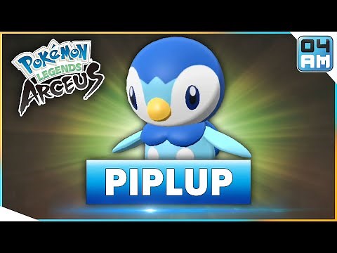 Where To Find PIPLUP & How To Catch It in Pokemon Legends Arceus