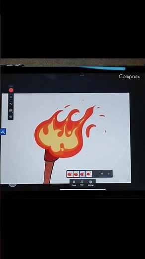 Animation 2d fire is easy now, how to animate in Adobe Fresco Frame By Frame