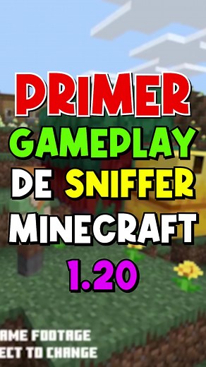 Primer #GAMEPLAY Del #Mob #SNIFFER 1.20! #minecraft #minecraftjava #minecraftbedrock #info #reiginblast #parati #foryou #foryoupage #fy #fyp #fypage