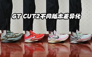 GT CUT2不同配色和版本之间的差异化