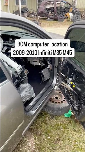 2009-2010 Infiniti M35 M45 BCM body control module computer location 284B1-EJ80A 284B1-1DV4A