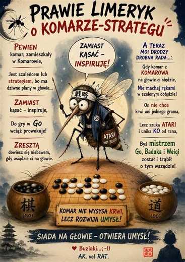 Zagraj w Go z komarem! Głos żeński