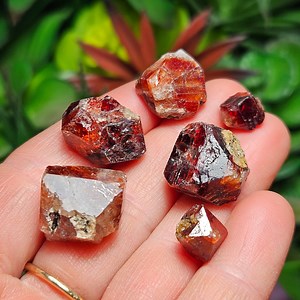Red Zircon Crystal Specimen: Geometric Tetragonal Stones - Etsy