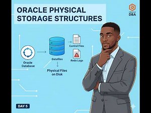 Oracle Physical Storage Structures Explained | Datafiles, Redo Logs & Control Files (Day 5)