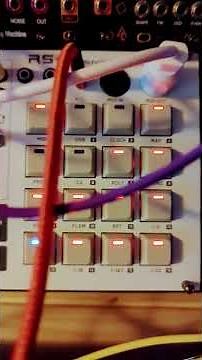 First beat with my new Behringer RS-9 eurorack drum sequencer