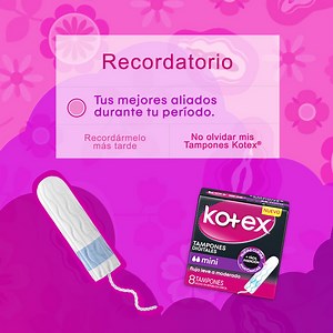 Los Tampones Kotex® son los únicos con tecnología Blue Protection, que gracias a su barrera protectora con fibras absorbentes te mantienen cómoda y segura siempre. Aprovechalos a un precio de 2X1. | Kotex