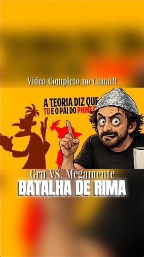 Link Abaixo - #rapgeek #versus #animation #dreamworks #illumination #phineasandferb #duel #film #rap