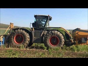 Semis de maïs 2018/CLAAS XERION 4000/ALSACE