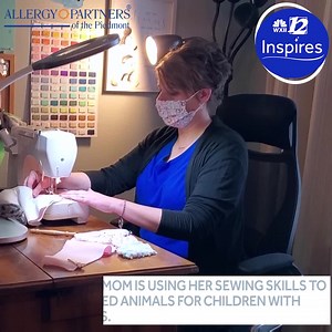 3.4K views · 73 reactions | ✨笠 12 INSPIRES! A Piedmont Triad mom is using her sewing skills to create weighted stuffed animals for children with special needs. After the coronavirus pandemic began, she transitioned from being a preschool teacher to making "The Firefly Patch" her full-time job! https://bit.ly/3t9GN0V | WXII 12 NEWS | Facebook