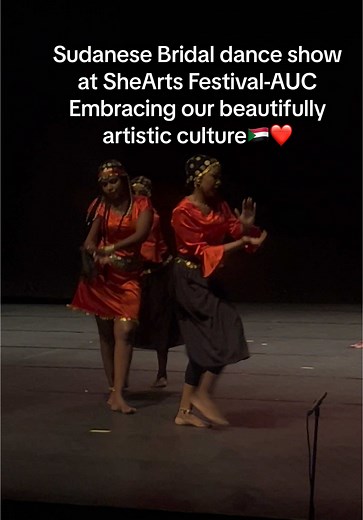 Sudanese Bridal Dance at SheArts Festival at AUC