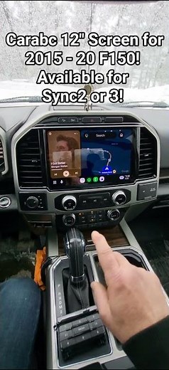 12" SCREEN UPGRADE FOR 15-20 F150 KEEPS ALL FACTORY OPTIONS!