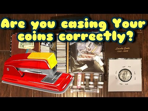 Are you using the correct stapler for 2x2 coin flips? | how to case coins in a 2x2 correctly