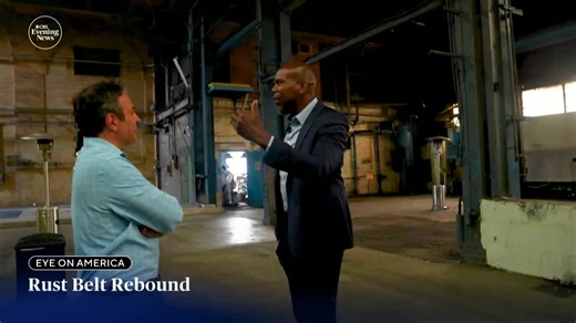Youngstown, Ohio, was once the beating heart of America’s steel industry. After decades of mill closures and population loss, the city is finding new life as residents turn abandoned factories into thriving businesses and embrace a slow, steady comeback. | CBS Evening News