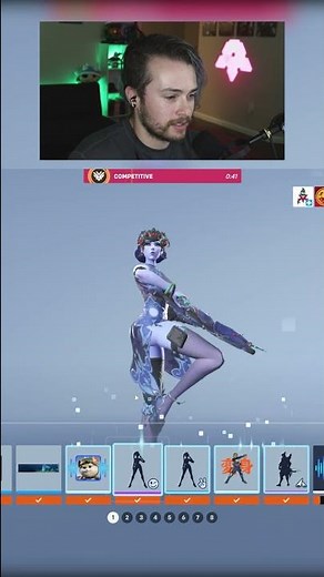 Widowmaker's new emote #overwatch2