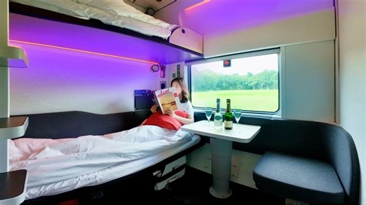 欧洲卧铺火车天花板！OBB Nightjet | 奥地利因斯布鲁克 →荷兰阿姆斯特丹