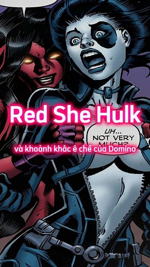 Red She Hulk và khoảnh khắc ê chề của Domino #sadmonkey_21th7 #marvel #marvelcomics #redshehulk #domino | Sad Monkey