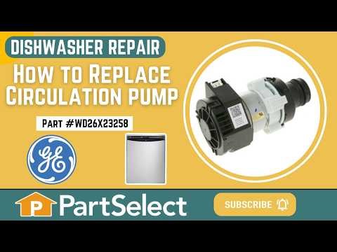 GE Dishwasher Repair - How to Replace the Circulation Pump (GE Part #WD26X23258)