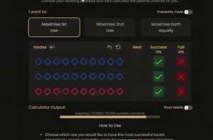 I designed a simple Ability Stone Calculator