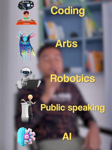 part-3 -Contact : 023-590843 , 9761001057 (Whatsapp) Give your child the opportunity to create, learn, and build real confidence through hands-on experiences designed for the future. 🌟 What Your Child Will Explore 🤖 Robotics – Build and program real machines 💻 Coding – Learn the logic behind apps and games 🧠 Artificial Intelligence – Discover how smart technology works 🎨 Creative Arts – Boost imagination and self-expression 🎤 Public Speaking – Build confidence, communication, and leadershi