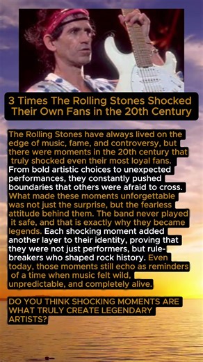 3 Times Rolling Stones Shocked Fans #therollingstones #rock #musiclegend #shorts #viral #news