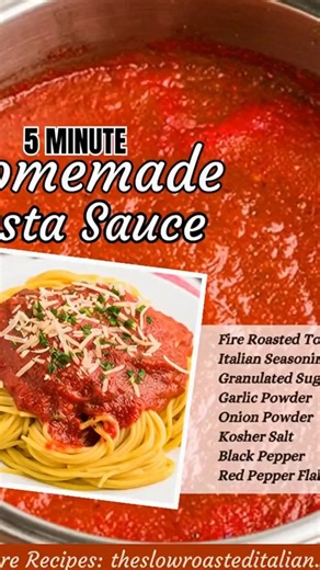 The Best Homemade Pasta Sauce | Easy Recipes
