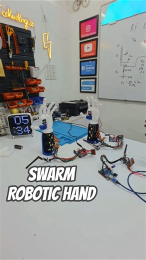 Swarm Robotic Hand | New Engineering Project ideas #robotics #ideas #tech