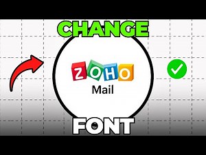 How to Change Font in Zoho Mail (Quick & Easy)