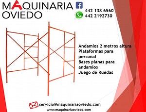 Renta de Andamios y Hamacas en Querétaro | Maquinaria Oviedo