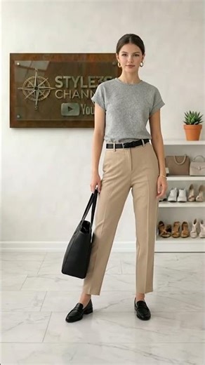 Grey Tee: Boring or the Richest Basic? 5 Clean Girl Outfits for Work ✨