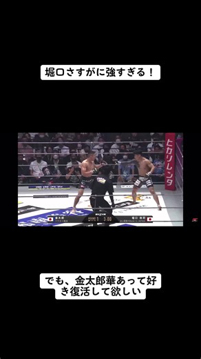 堀口 vs 金太郎: 格闘技ファンに贈る壮絶バトル