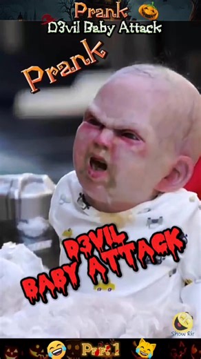 D3vil Baby Halloween Prank Attack