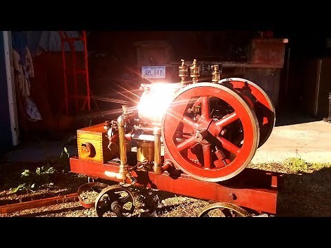 Antique Domestic Hit and Miss Engine Running!