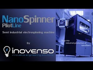PilotLine Electrospinning Machine for Industrial Nanofiber Production -Inovenso
