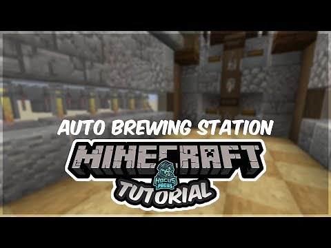 Minecraft 1.14 Automatic Brewing Station TUTORIAL