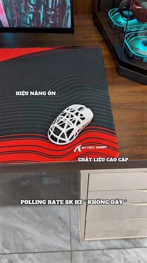 ziyou_official on Instagram: "Con chuột ATTACK SHARK R2 này không chỉ để cầm, mà là để cảm nhận"